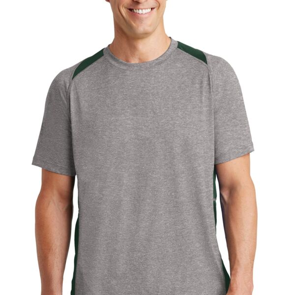 Heather Colorblock Contender ™ Tee Thumbnail
